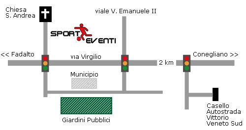 Mappa dove è Sporteventi