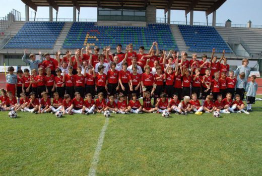 Stadio di calcio AC Milan Camp a Jesolo