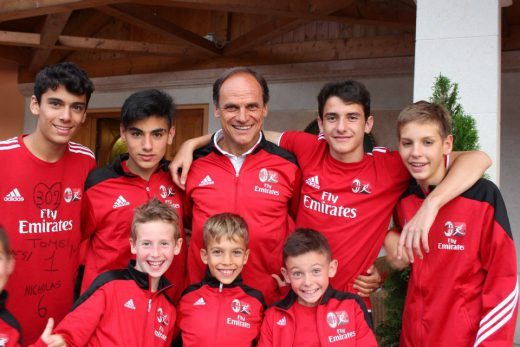 Ragazzi al Milan Junior Camp