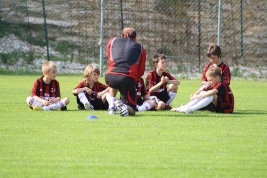 Allenamento AC Milan Bambino Allenamento AC Milan Bambino