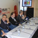 Michele Marchioni Sporteventi e Franco Baresi AC Milan a Bratislava Slovacchia