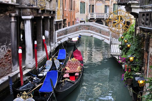 Gondole in Venice, Italia