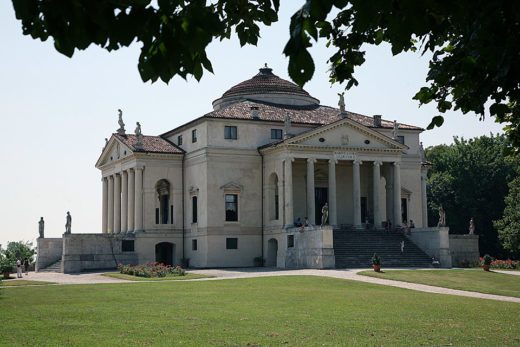 Palladio's Villa La Rotonda or Villa Capra, palladian villas in Vicenza, Italy