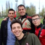 Staff Sporteventi e José Sosa al Milan Junior Camp Day