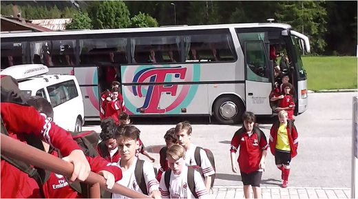 Trasporto privato campisti Milan Junior Camp