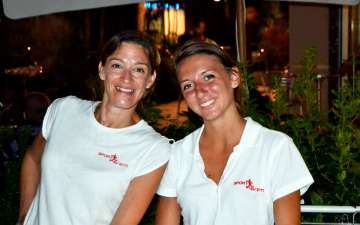 Chiara Asteo female assistant of the Sporteventi staff in the AC Milan Academy Camp