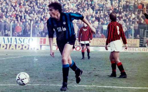 Diego Bortoluzzi in the soccer match AC Milan vs Atalanta