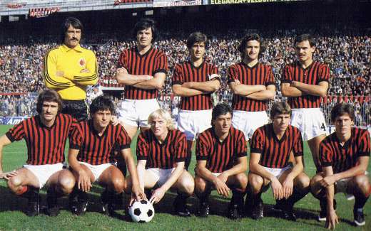 Walter De Vecchi played as a footballer on the AC Milan team