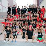 As crianças do AC Milan Academy Camp visitando o aquário Jesolo (Veneza)