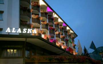 Hotel Alaska in Cortina d'Ampezzo in the Dolomites Alps