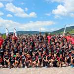 The youth of the AC Milan Academy Camp in Gallio on the Asiago plateau