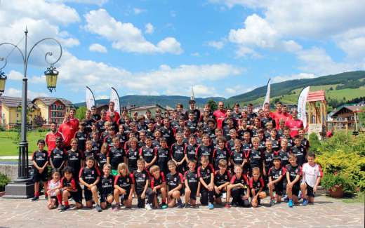 Milan Junior Camp a Gallio sull'Altopiano di Asiago