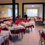 Dining room of the Hotel Tokyo in Jesolo Lido (Venice)