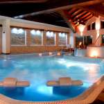 El spa del Hotel Gaarten en Gallio (meseta de Asiago)