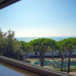 Sea view from the room of the Villaggio Marzotto in Lido of Jesolo (Venice)