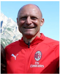 Pietro Vierchowod head coache in the AC Milan Junior Camp