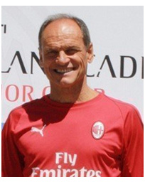 Walter De Vecchi head coache in the AC Milan Junior Camp