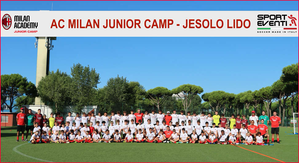 AC Milan Junior Camp a Jesolo Lido (Venezia)