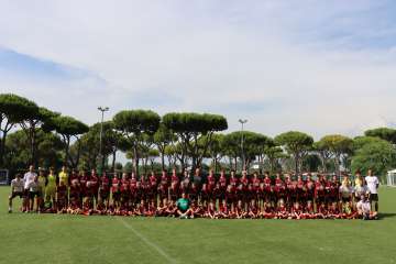 Campo da calcio dell'AC Milan Camp al Lido di Jesolo (Venezia)