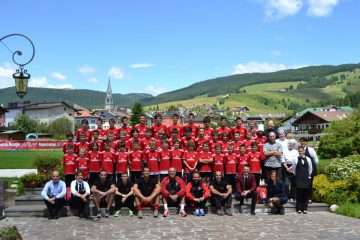 AC Milan Camp in Asiago Mountain Plateau