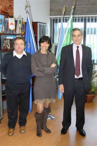 Mayor Silvano Delzotto, Eloisa Bortolan GeTur and Marchioni Pietro