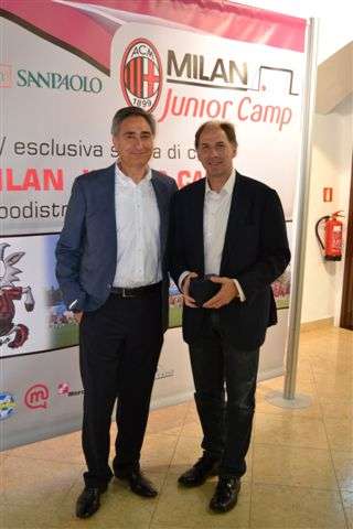 Franco Baresi AC Milan and Pietro Marchioni Sporteventi